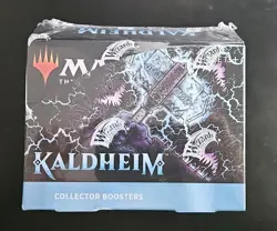 KALDHEIM COLLECTOR BOOSTER BOX SEALED MTG MAGIC THE GATHERING (12 Packs) 630509921768 - Image 1