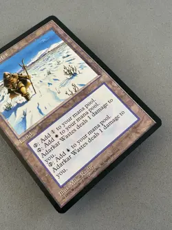 Adarkar Wastes Ice Age Rare Regular-MTG-LP EX-Dual Land “Pain Land” - Image 4