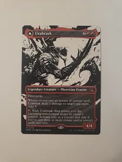 MTG - NM - Urabrask/The Great Work (Showcase) - MOM - #299 - Regular - Image 1