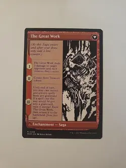 MTG - NM - Urabrask/The Great Work (Showcase) - MOM - #299 - Regular - Image 2
