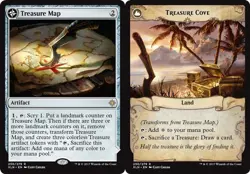 1 x Treasure Map // Treasure Cove - Foil - Ixalan - NM-Mint - MTG - Image 1