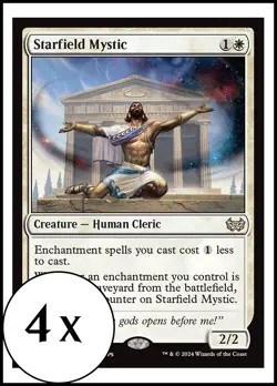 MTG - 4 x Starfield Mystic - Duskmourn Commander - Playset 4x x4 - Image 1
