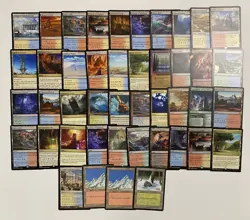 MTG Magic the Gathering Non-Basic Land Rare Foil Promo Lot of 44 HP-NM AD91 ML7 - Image 1