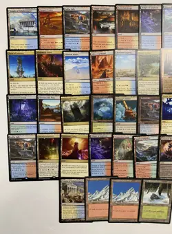 MTG Magic the Gathering Non-Basic Land Rare Foil Promo Lot of 44 HP-NM AD91 ML7 - Image 2