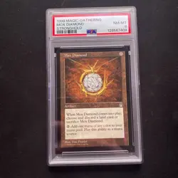 Magic the Gathering Mox Diamond Stronghold PSA 8 Near Mint - Image 1
