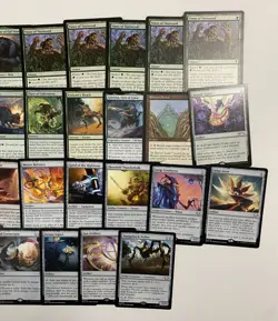 MTG Magic the Gathering Green Artifact Rare Foil Promo Lot of 38 HP-NM AD91 ML5 - Image 3