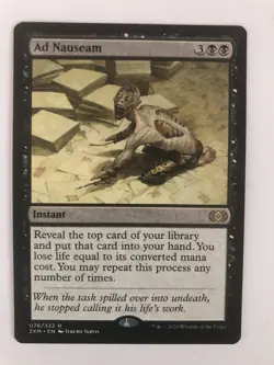 Ad Nauseam MTG Double Masters NM #76 - Image 1