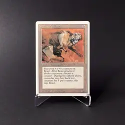 Magic: The Gathering Clockwork Beast MTG Revised Edition Vintage 1994 MP - Image 1