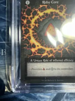 Sorcery Contested Realm Alpha - Ruby Core - CGC Graded - Image 5