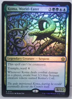 Koma, World-Eater [New, Near Mint] *Foil* {Foundations MTG} - Image 1
