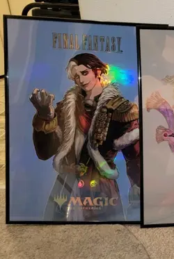 Emet-Selch FFXIV Final Fantasy x Magic The Gathering Foil Poster 18"x24" - Image 1