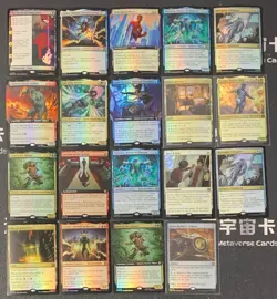 Magic MTG Shadow of the Goblin Foil Borderless Marvel Spider-Man Lot*19 - Image 1