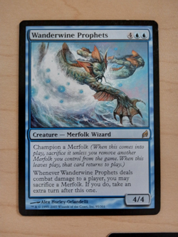 3x MTG Magic the Gathering Wanderwine Prophets (95/312) Lorwyn LP - Image 2