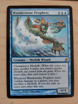 3x MTG Magic the Gathering Wanderwine Prophets (95/312) Lorwyn LP - Image 4