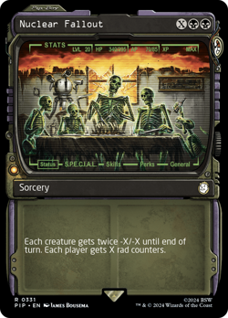 Nuclear Fallout (Showcase) [Fallout] Magic MTG - Image 1