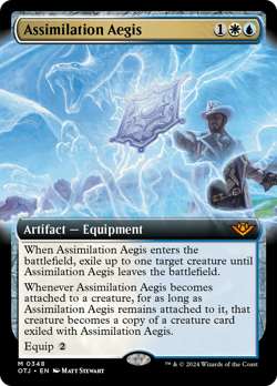 Assimilation Aegis (Extended Art) [Outlaws of Thunder Junction] Magic MTG - Image 1
