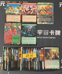 Magic MTG Spinneret and Spiderling Borderless Marvel Spider-Man Lot*49 - Image 1