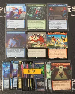 Magic MTG Hide On The Ceiling Spider-Sense Borderless Marvel Spider-Man Lot*33 - Image 1