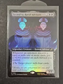 MTG Lo And Li, Royal Advisors Extended Art Foil R 189 Avatar: The Last Airbender - Image 1