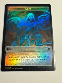 Cat Copy Double-Sided Token FOIL - Zendikar Rising (ZNR) - Image 2