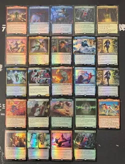 Magic MTG Rent Is Due Spider-Punk Foil Borderless Marvel Spider-Man Lot*24 - Image 1