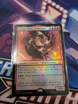 Avatar Roku, Firebender Foil Avatar The Last Airbender MTG NM - Image 1