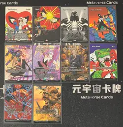 Magic MTG Tangle Hunter's Insight Borderless Marvel Spider-Man Lot*10 - Image 1