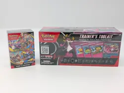 Pokemon TCG Trainer's Toolkit Box 2025 & MEGA EVOLUTION Booster Bundle Sealed - Image 1