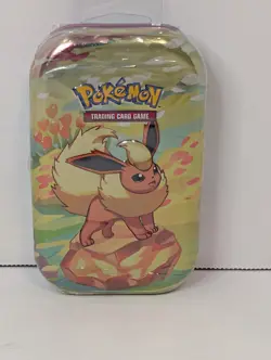 Pokemon TCG Prismatic Evolutions Mini Tin - Flareon - NEW/SEALED - Image 1