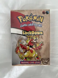 Pokemon Fossil Set Lockdown Theme Deck 1999 Wizards of the Coast Factory Sealed - Image 1