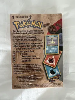 Pokemon Fossil Set Lockdown Theme Deck 1999 Wizards of the Coast Factory Sealed - Image 2