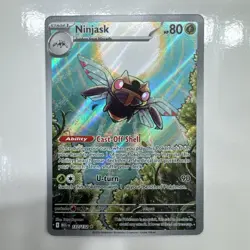 Ninjask 137/132 Pokemon Card TCG Mega Evolutions Illustration Rare NM - Image 1