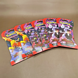 x6 Pokemon TCG Destined Rivals Sleeved Booster Packs Sealed 6 Packs - Image 1