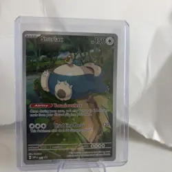 Snorlax - SVP051 151 ETB Promo Illustration Rare Pokemon - NM - Image 1