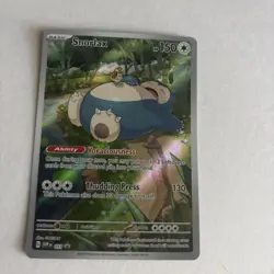 Snorlax - SVP051 151 ETB Promo Illustration Rare Pokemon - NM - Image 3