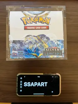 Pokemon Silver Tempest Booster Box | 36 Pack, NEW & SEALED with ACRYLIC CASE - Image 1