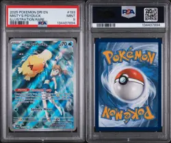 2025 POKEMON DRI EN-DESTINED RIVALS #193 MISTY'S PSYDUCK ILLUSTRATION RARE - Image 3