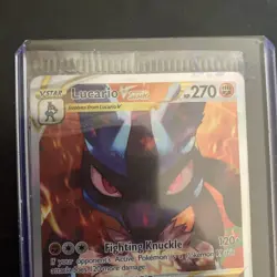 Pokemon Lucario VSTAR SWSH291 Crown Zenith ETB Holo Black Star Promo SEALED - Image 3