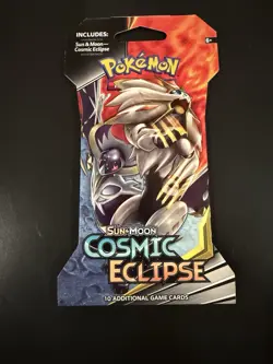 Pokemon Sun & Moon Cosmic Eclipse Hanger Booster Pack - New, Factory Sealed 🍀 - Image 1