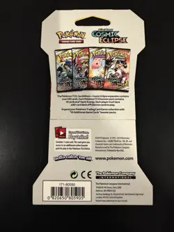 Pokemon Sun & Moon Cosmic Eclipse Hanger Booster Pack - New, Factory Sealed 🍀 - Image 2
