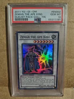 2 PSA 10 Slabs 2011 Yu-Gi-Oh! Zeman The Ape King Duelist Pack Coll. Tin #EN002 - Image 3