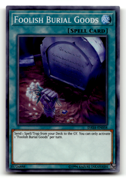 Foolish Burial Goods DASA-EN058 Unlimited Super Rare Dark Saviors NM - Image 1