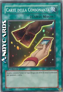 CARTE DELLA CONSONANZA (Cards Of Consonance) Super R • ABPF IT045 • 1Ed • Yugioh - Image 1