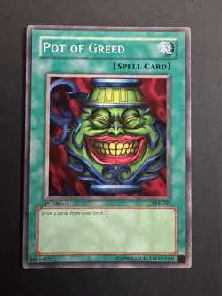 Pot of Greed SYE-040 Starter Deck: Yugi Evolution 1st Edition LP - Image 1