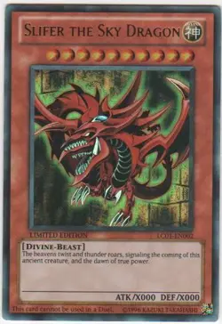 Yugioh! LP Slifer the Sky Dragon - LC01-EN002 - Ultra Rare - Limited Edition Lig - Image 1
