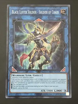 Black Luster Soldier - Soldier Of Chaos Asian English ES01-AE046 Super Rare VLP - Image 1