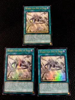 Wishes For Eyes Of Blue (X3) SDWD-EN042 Yugioh 1st Edition (New) Ultra Rare - Image 1