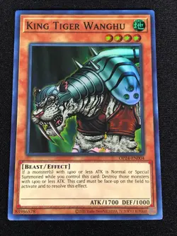 Yugioh King Tiger Wanghu OP24-EN004 Super (NM) - Image 1