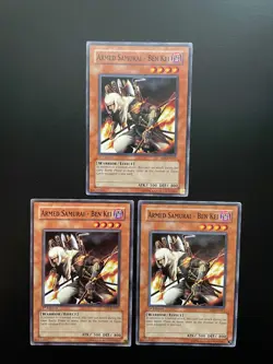 Yugioh Armed Samurai - Ben Kei SD5-EN017 1st Edition Common MP/HP X3 - Image 1