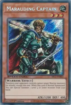 Yugioh! Marauding Captain - SBC1-ENB02 - Secret Rare - 1st Edition Near Mint, En - Image 1